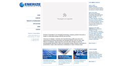 Desktop Screenshot of enerize.com