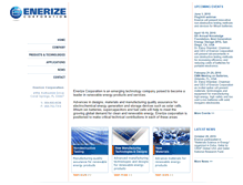 Tablet Screenshot of enerize.com